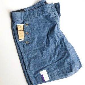 The Limited Chambray Shorts
